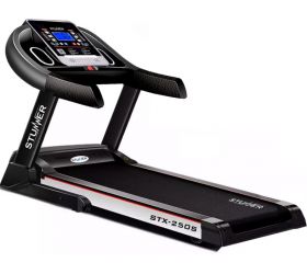 Stunner Fitness STX-250S 2.0HP 4.0HP Peak Motorized| Auto Lubrication| MP3 Music| Training Programs for Cardio Workout Treadmill image